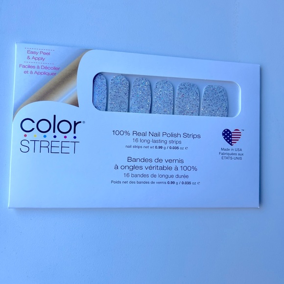 “I Want Scandi” Color Street, 100% Nail Polish Strips, Purple Glitter, Purple - Picture 6 of 8